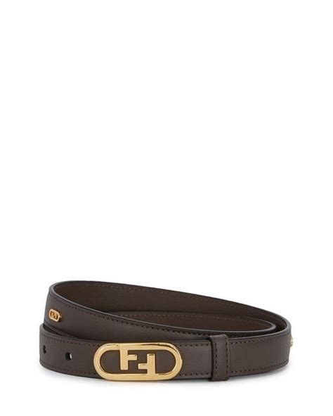 fendi o'lock belt|Shop Fendi O'Lock Leather Belt .